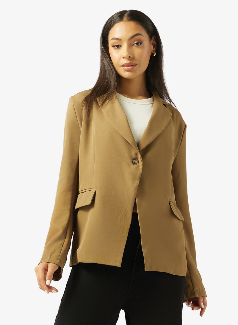 Ginger Structured Longline Blazer - Image 1